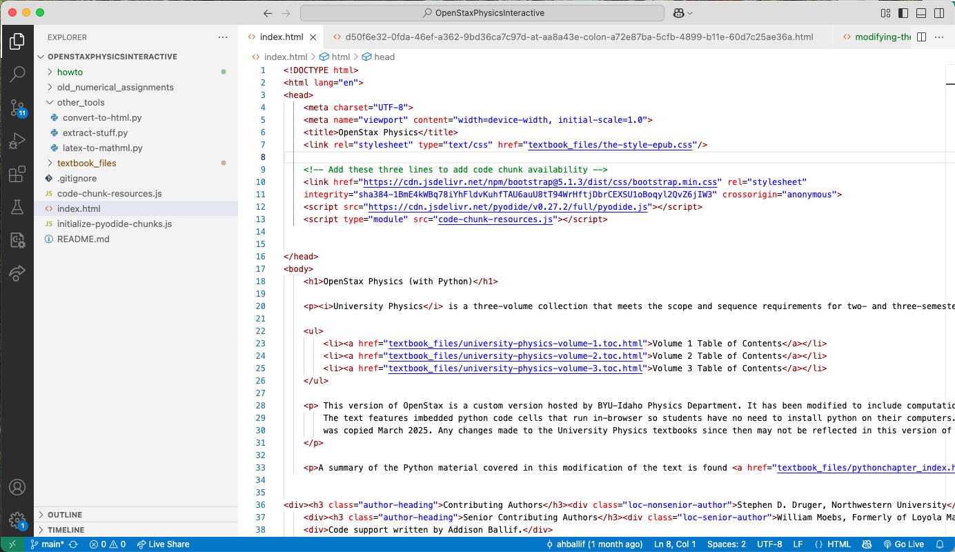 Visual Studio Code Editor